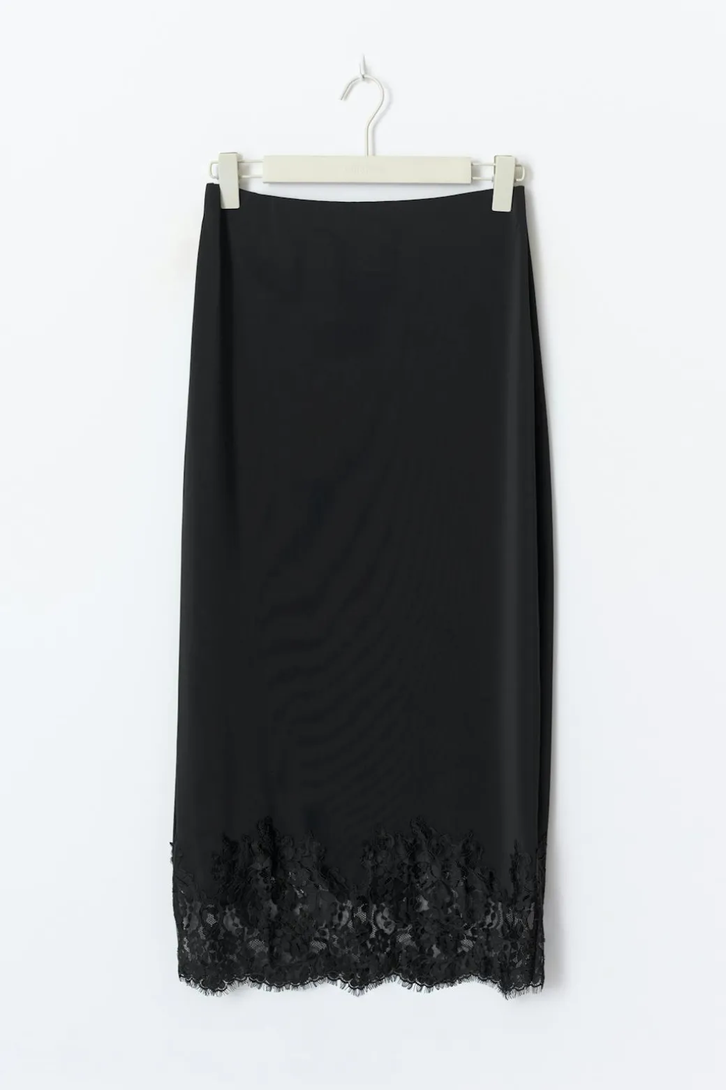 Lace midi skirt