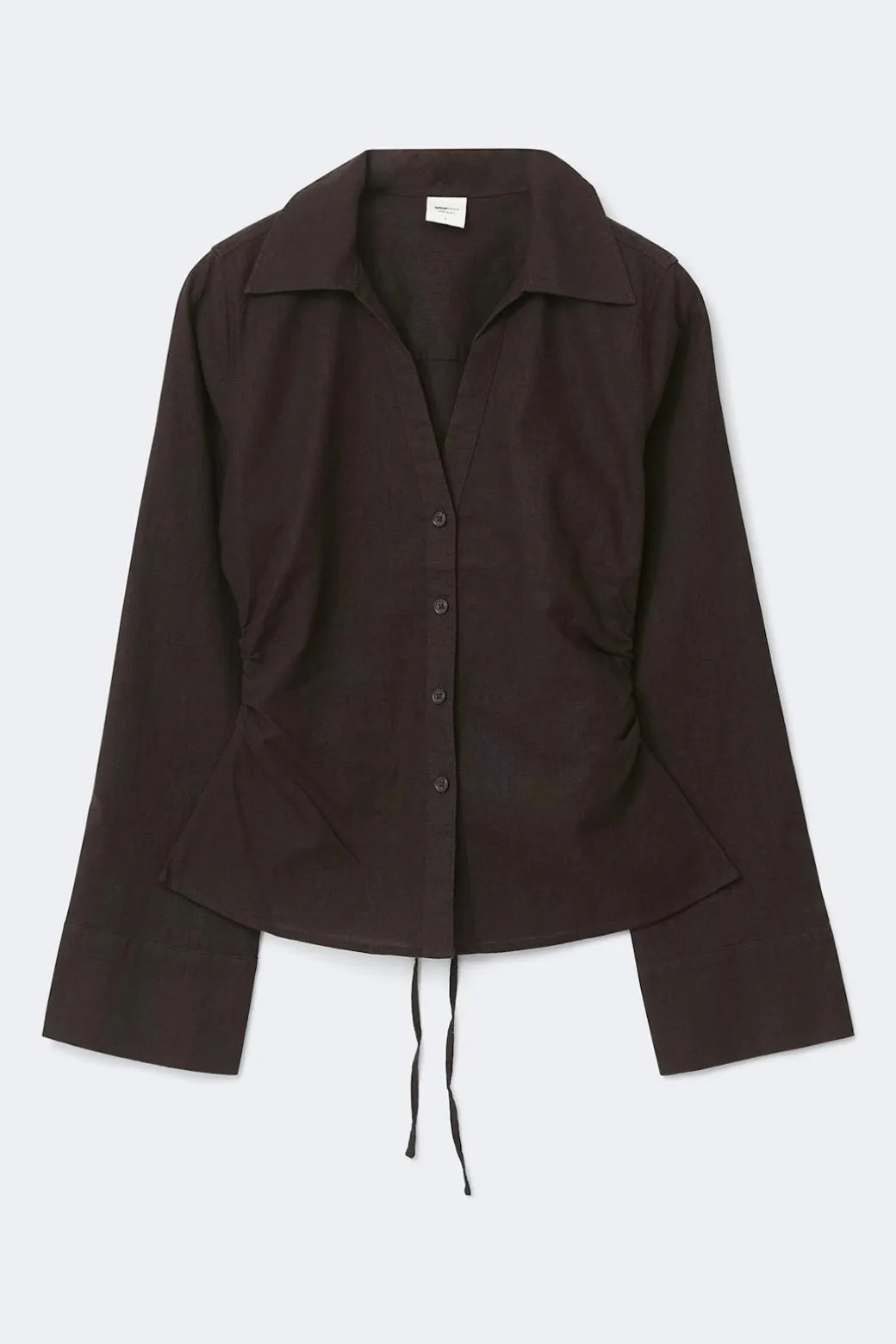 Linen blend shirt