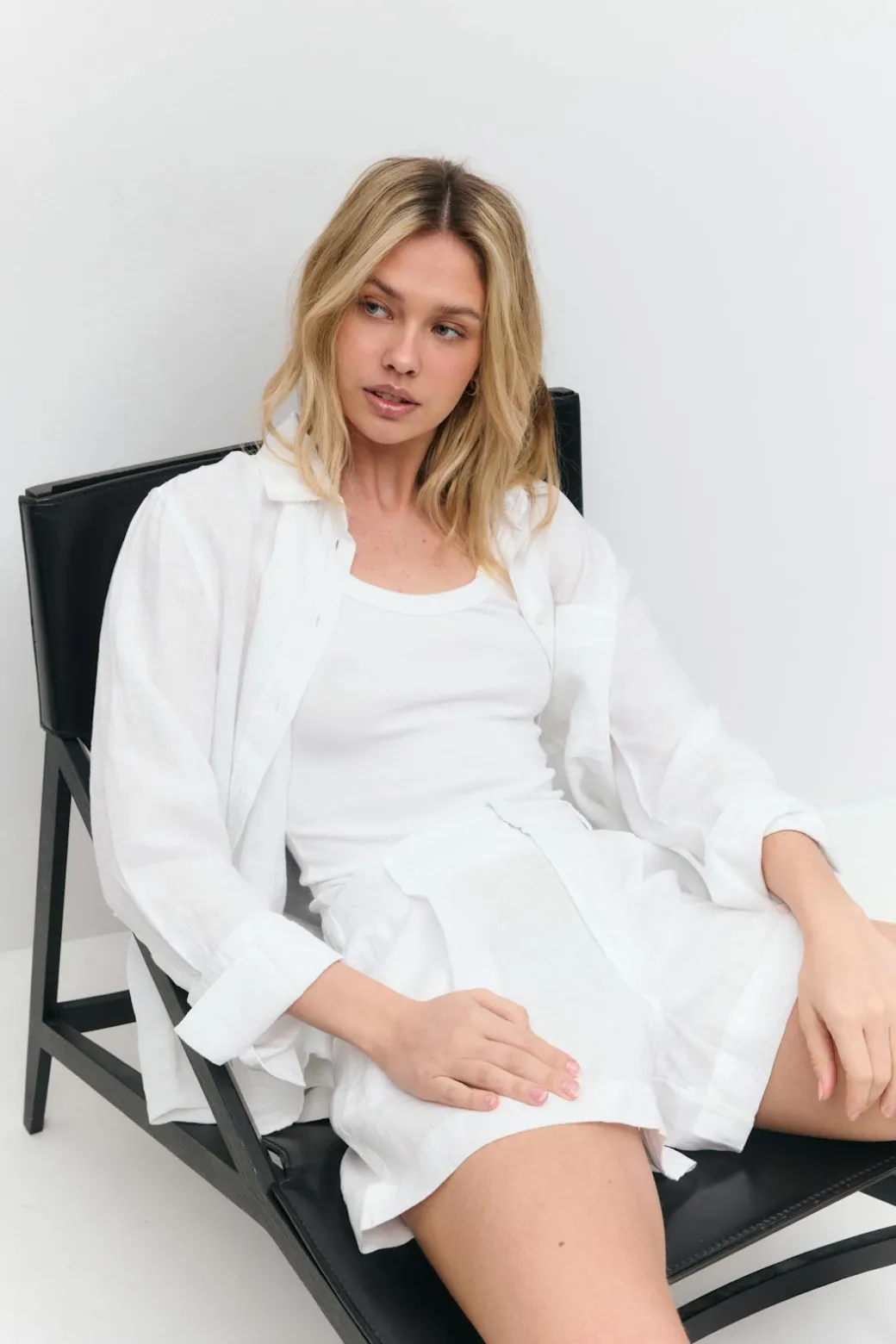 Linen shorts