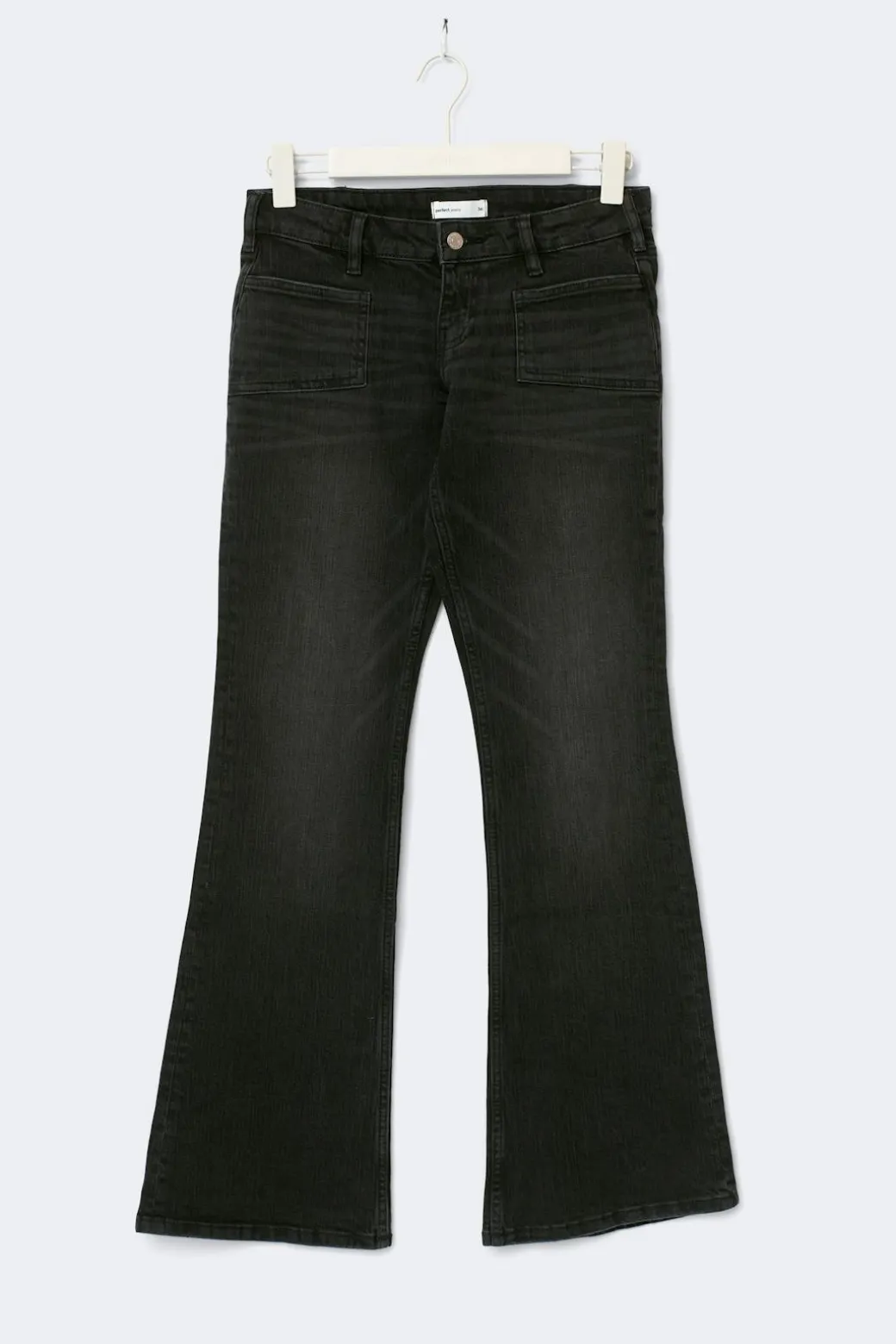 Low flare jeans