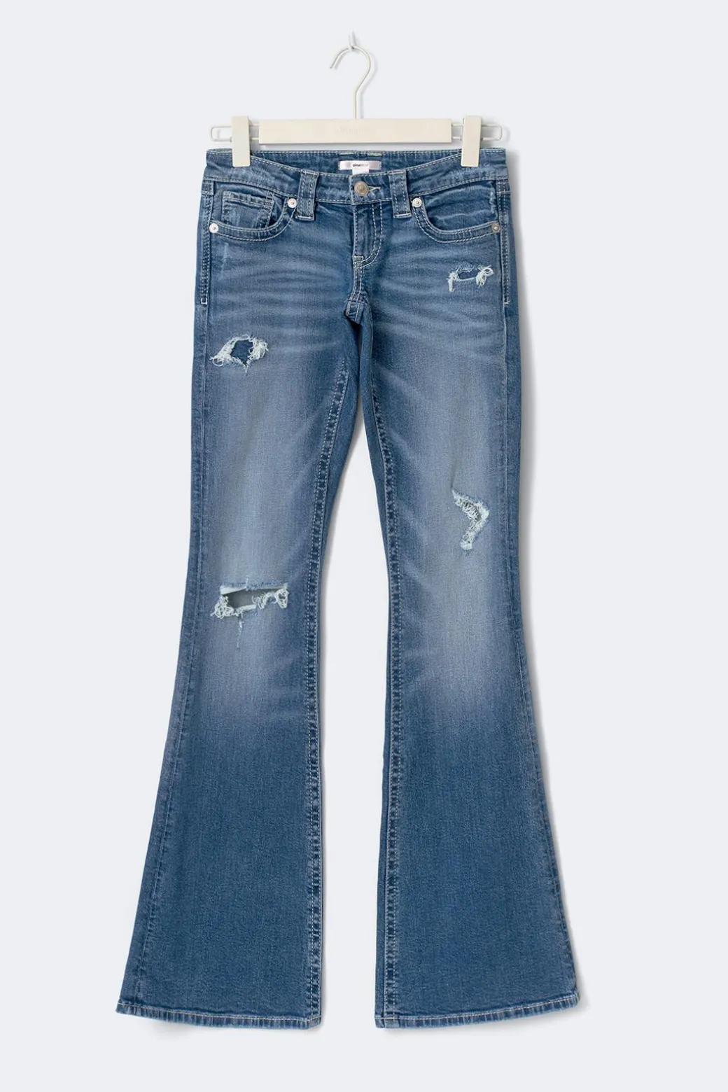 14+ low rise flare jeans