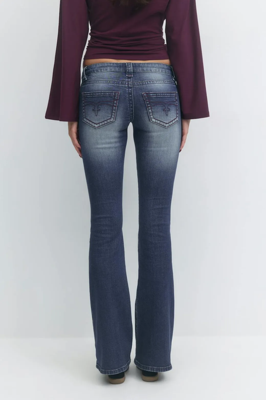 14+ low rise flare jeans tall