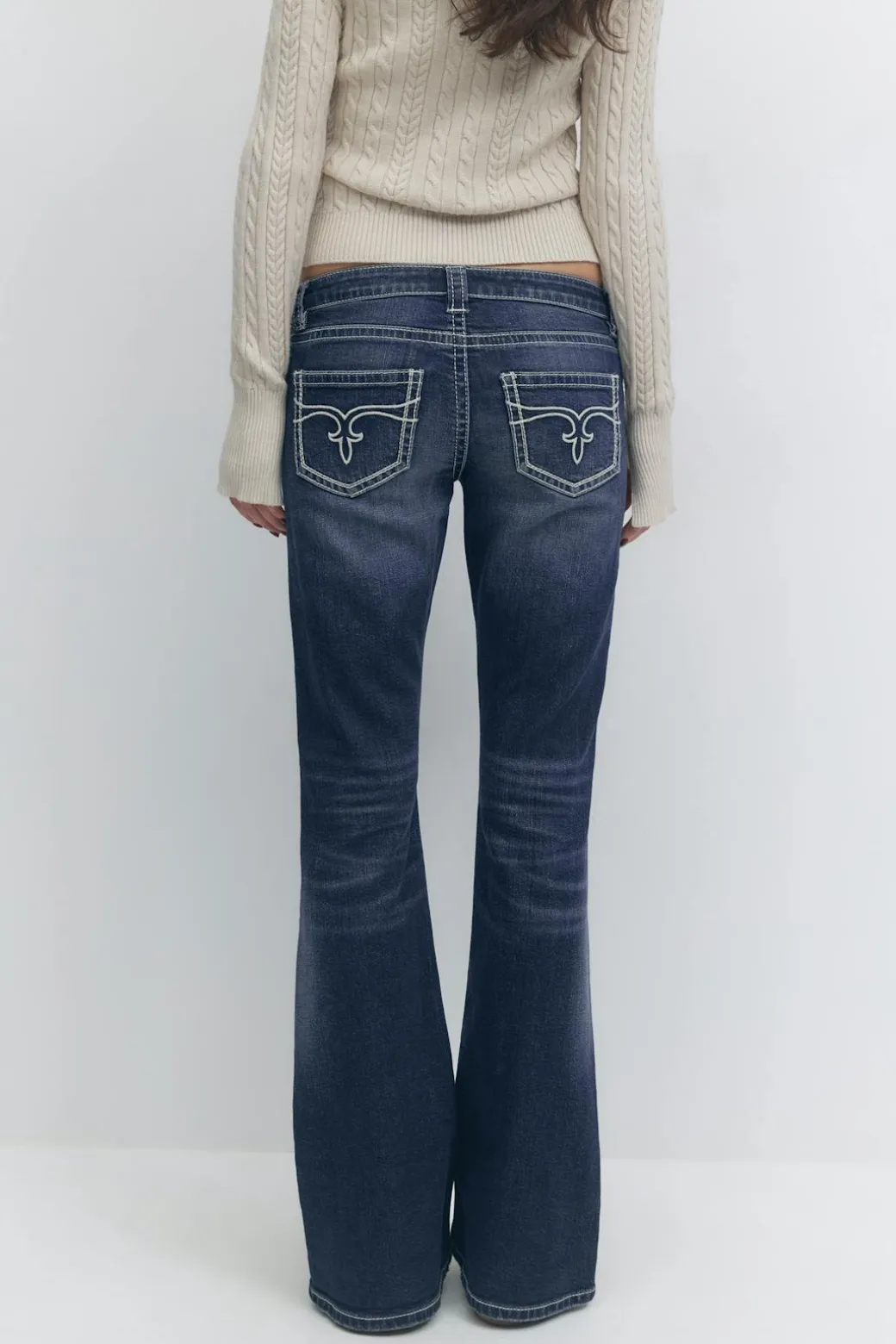 14+ low rise flare jeans tall