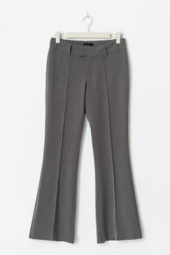 Low waist bootcut trousers