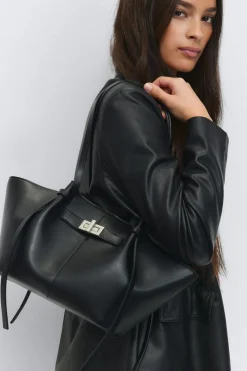 Midi long strap bag