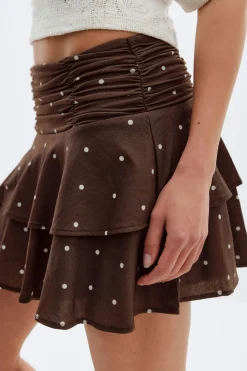 Mini frill skirt