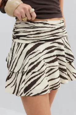 Mini frill skirt