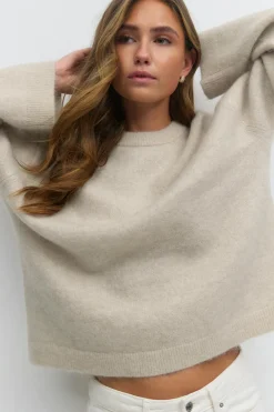 Mohair knitted sweater