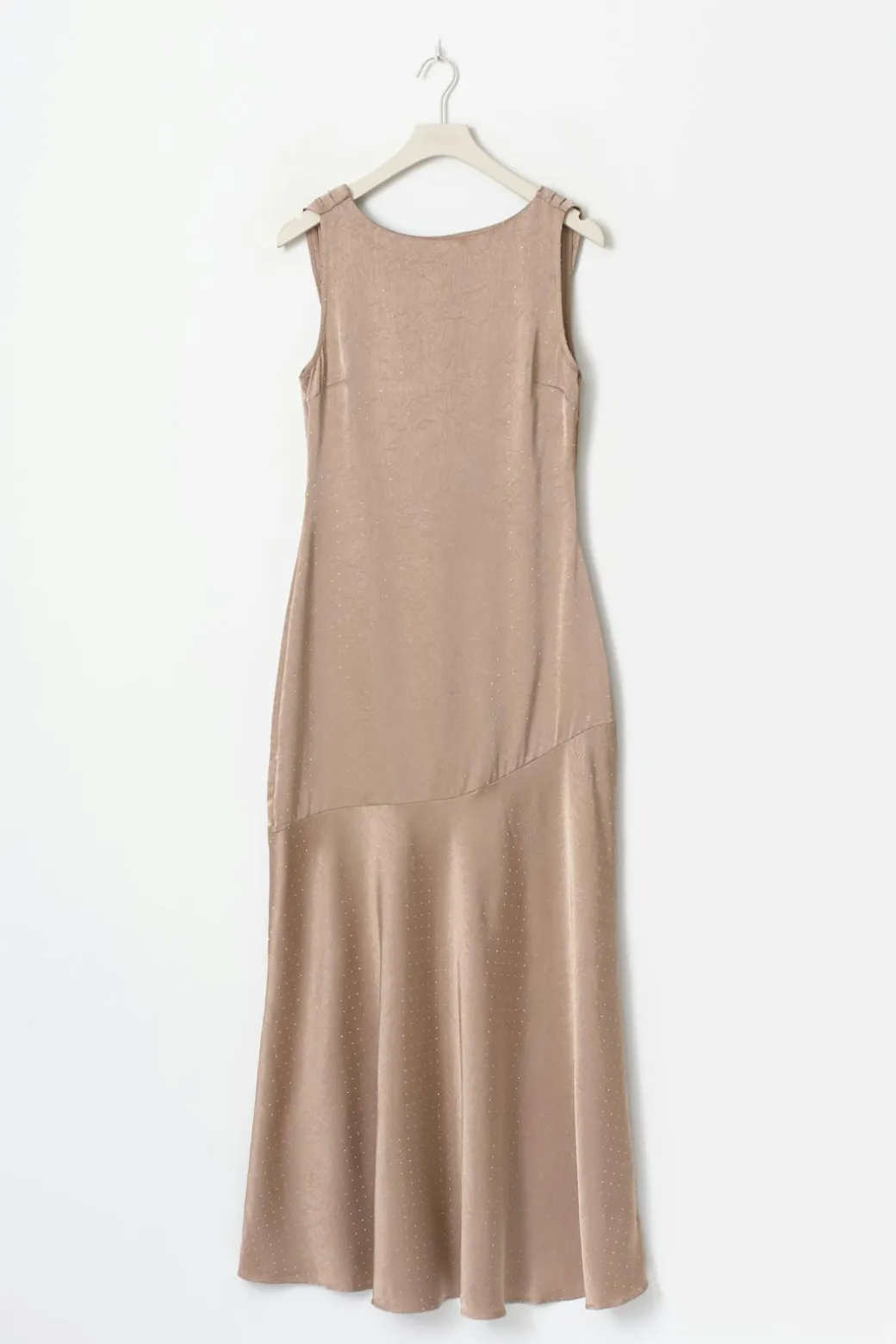 Open back rhinestone dress