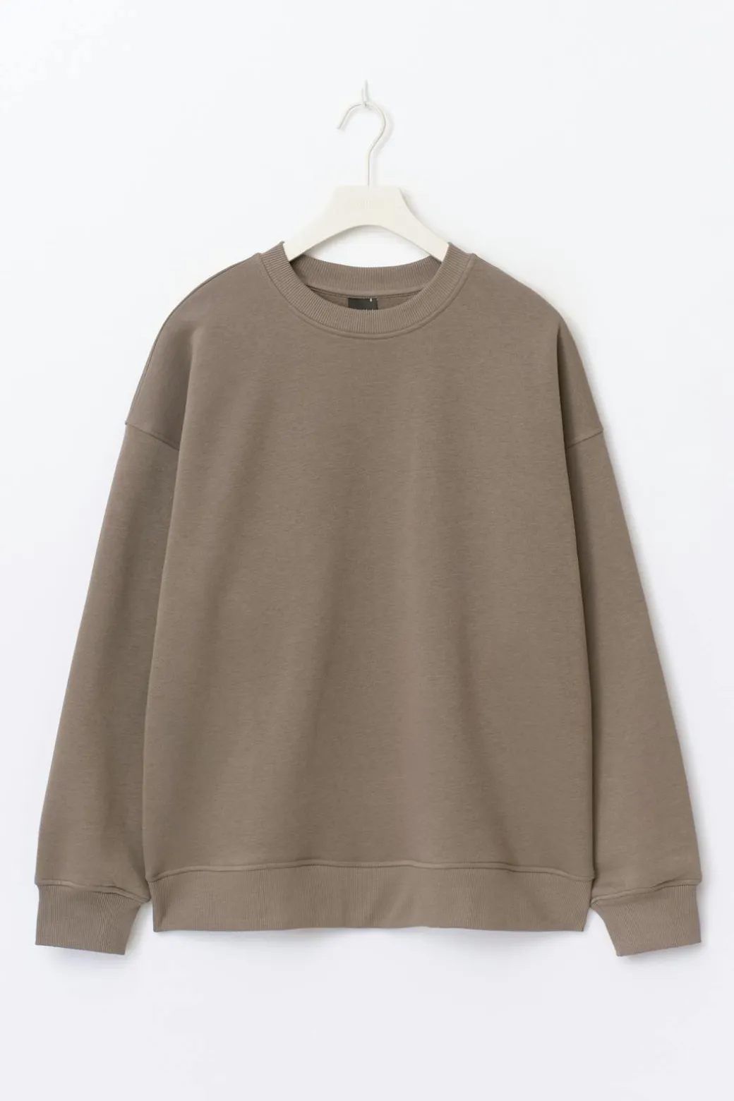 Oversized crew neck sweater