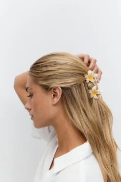 3-pack flower hair clip