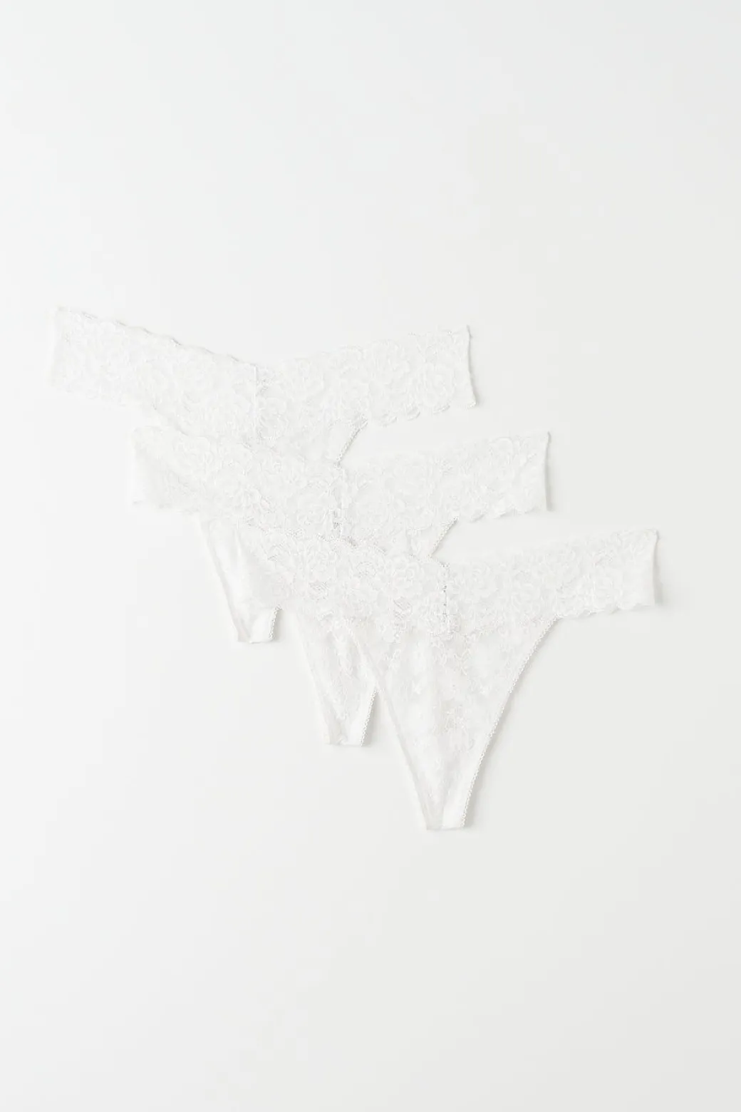 3-pack lace string