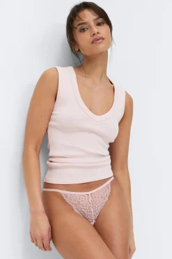 3-pack lace thong