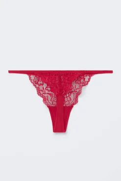 3-pack lace thong