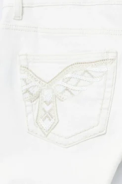 14+ pleated flare jeans tall