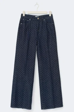 Polka dot jeans