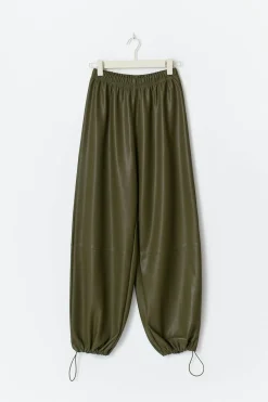 Pu balloon trousers