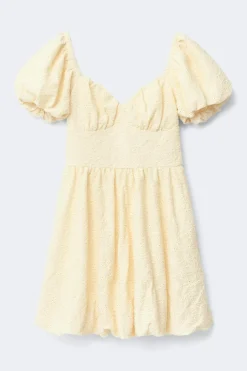 Puff sleeve mini dress