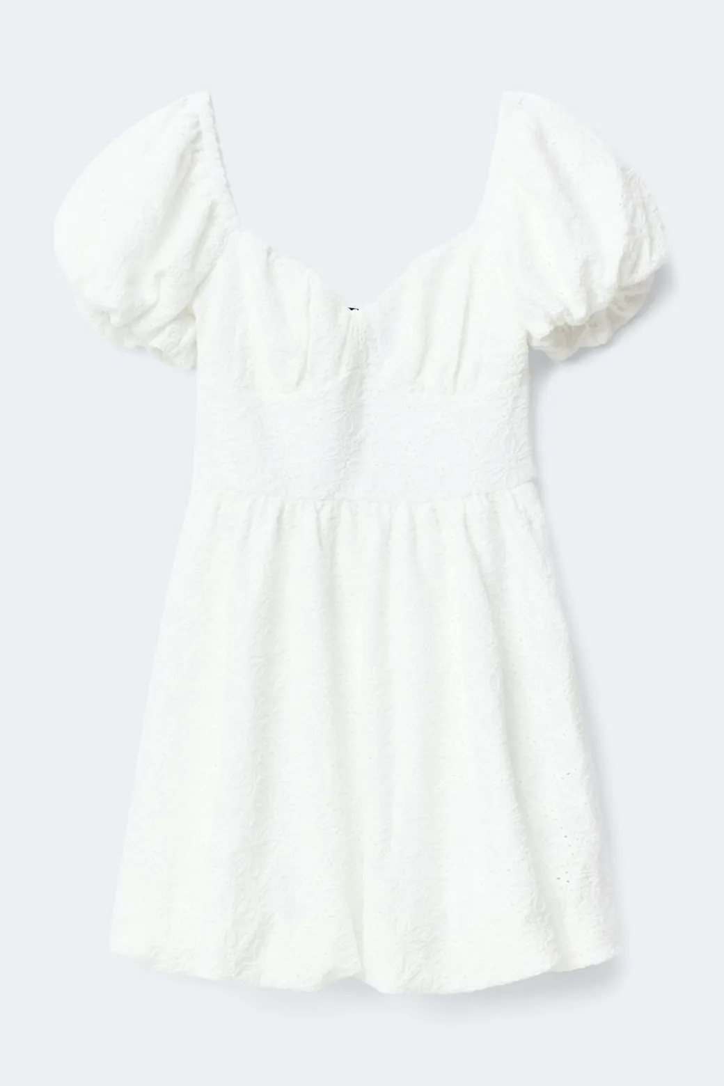 Puff sleeve mini dress