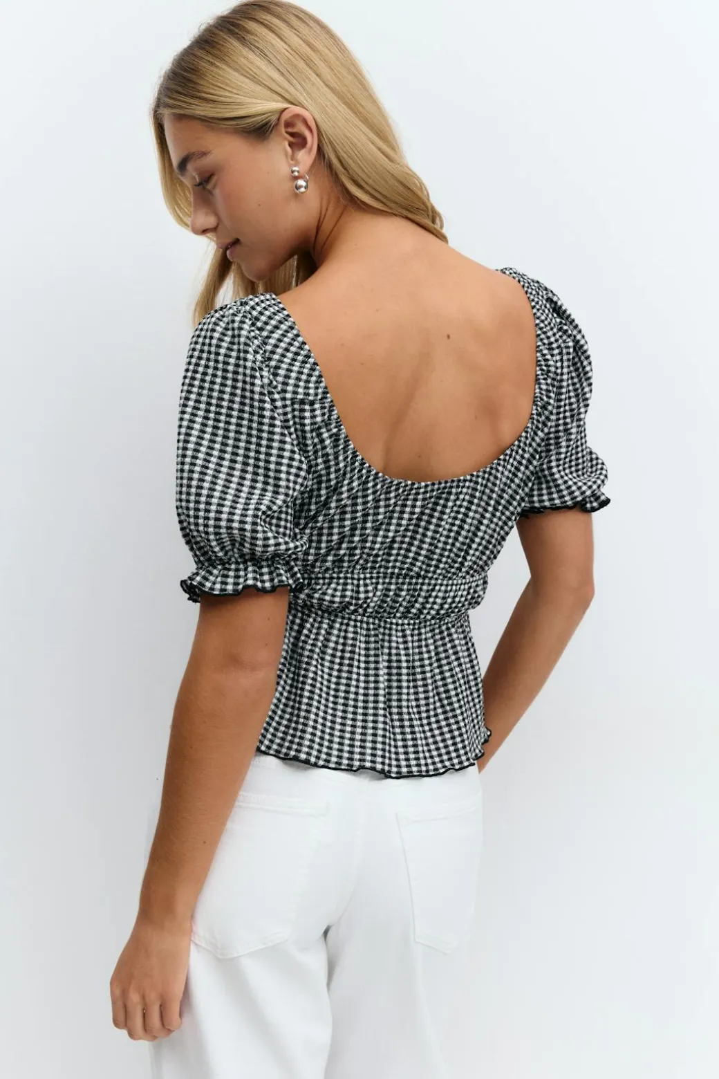 Puff sleeve top