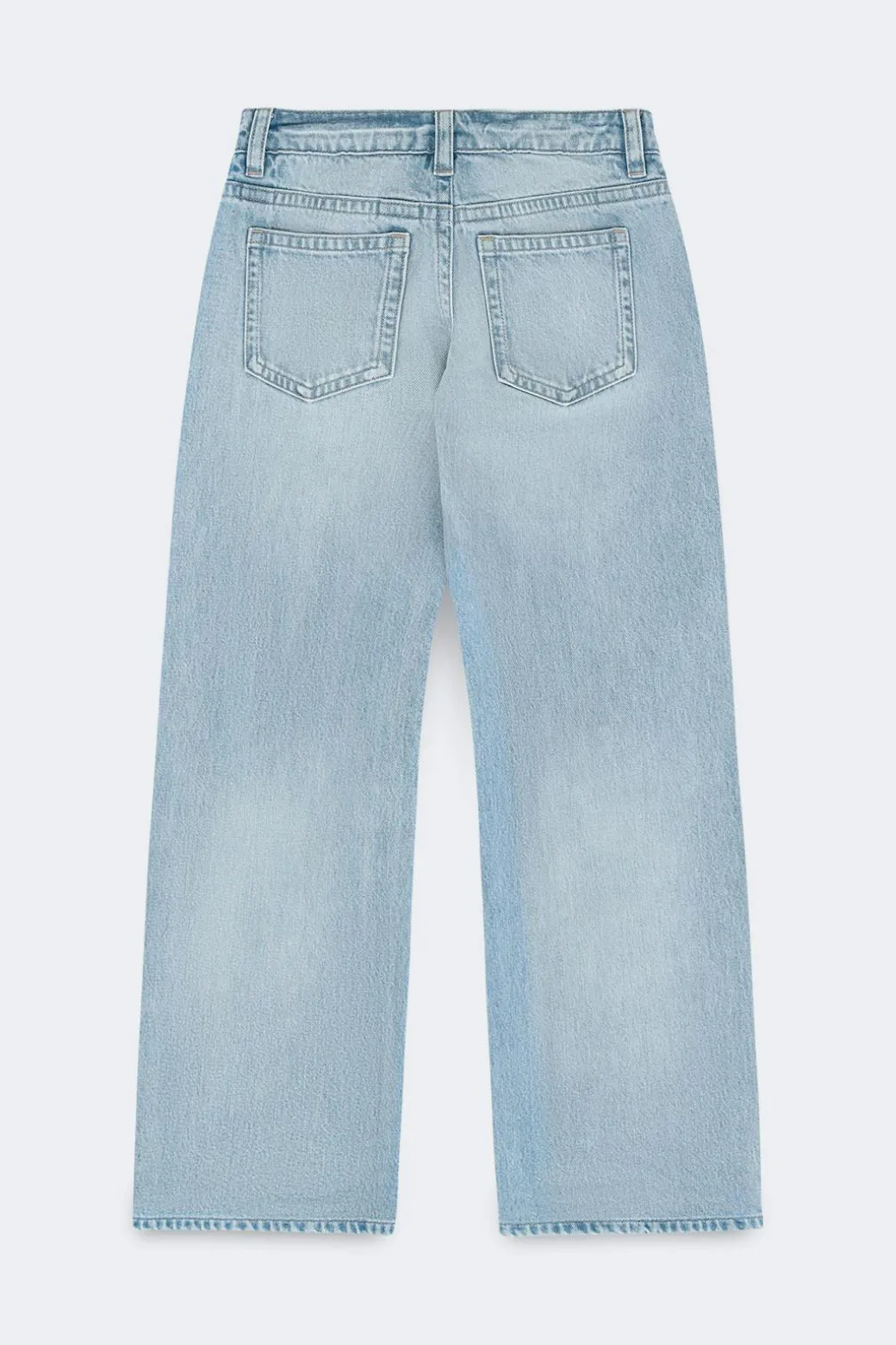 Rebel low wide petite jeans