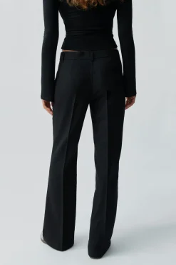Relaxed bootcut trousers
