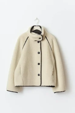 Reversible teddy jacket