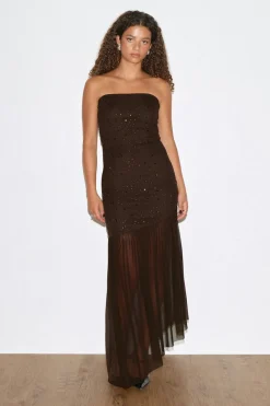 Rhinestone maxi dress