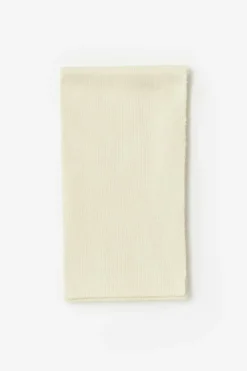Rib knitted scarf