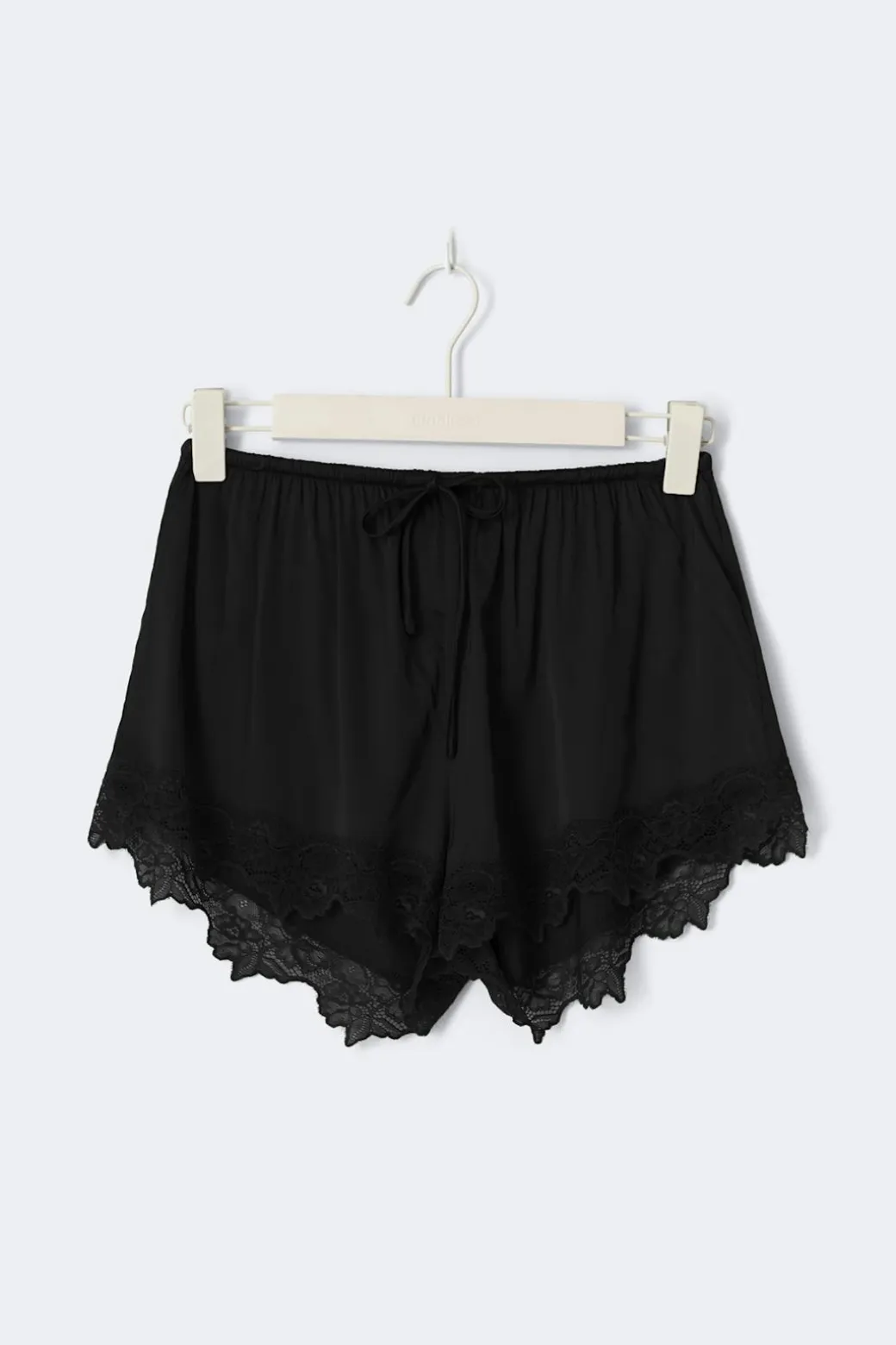 Satin loungewear shorts