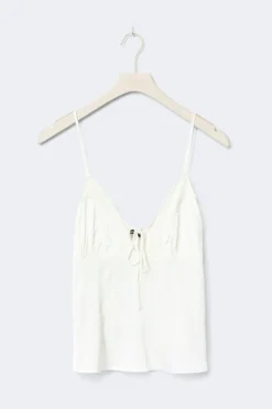 Satin loungewear singlet