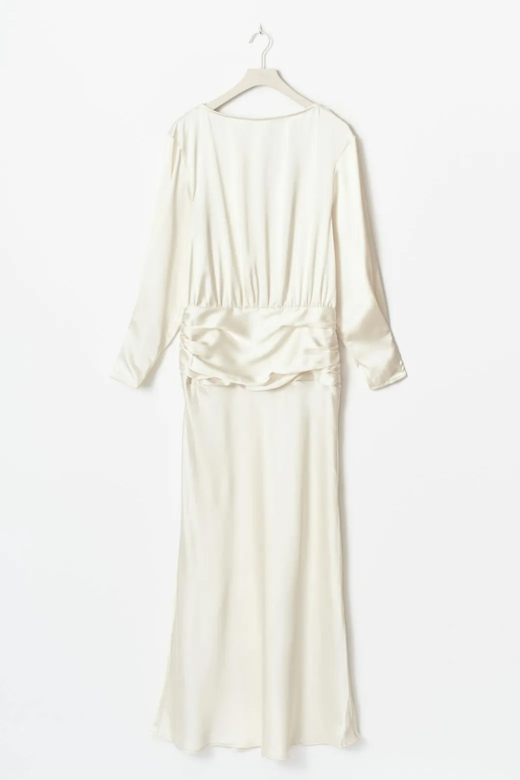 Satin maxi dress
