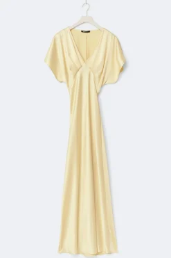 Satin maxi dress