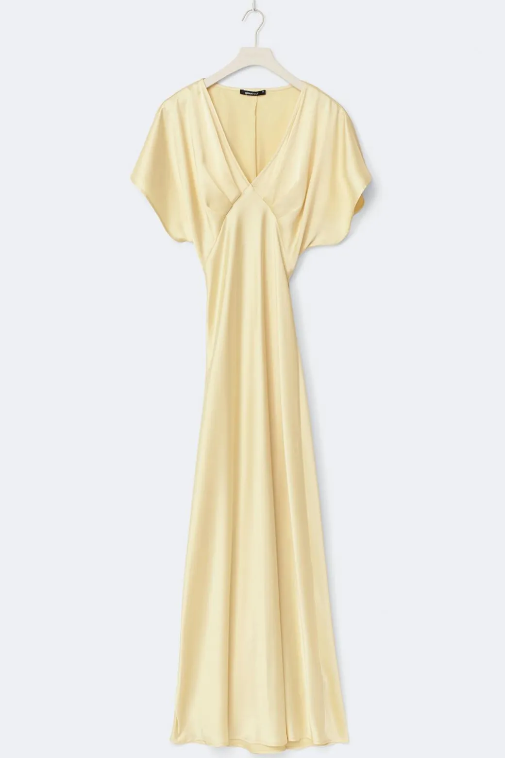 Satin maxi dress