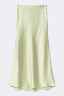 Satin skirt