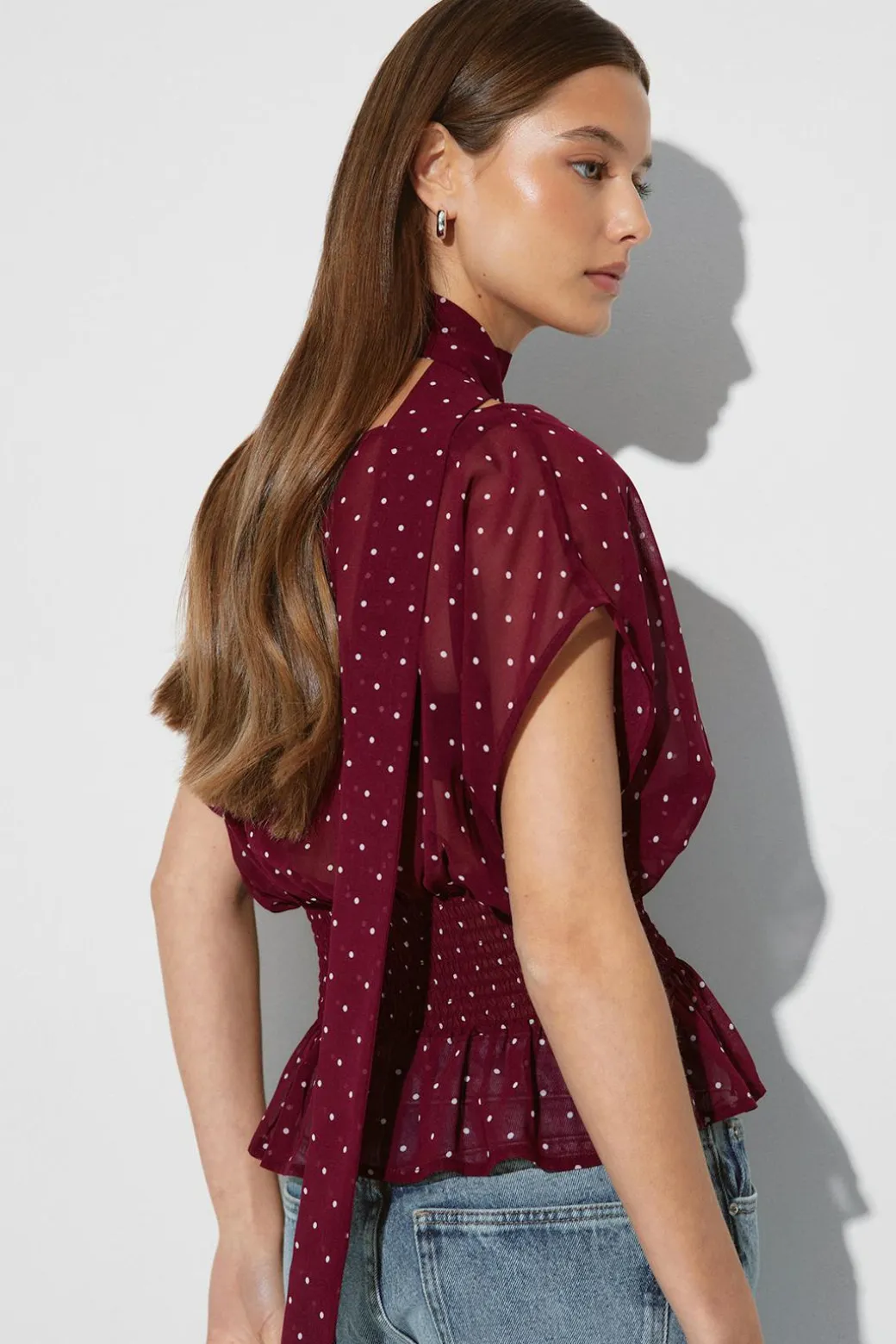 Scarf blouse