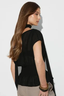 Scarf blouse