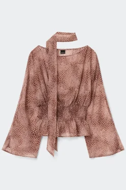 Scarf blouse