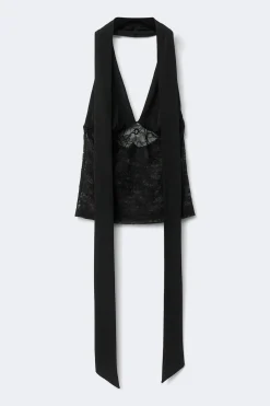 Scarf halterneck top