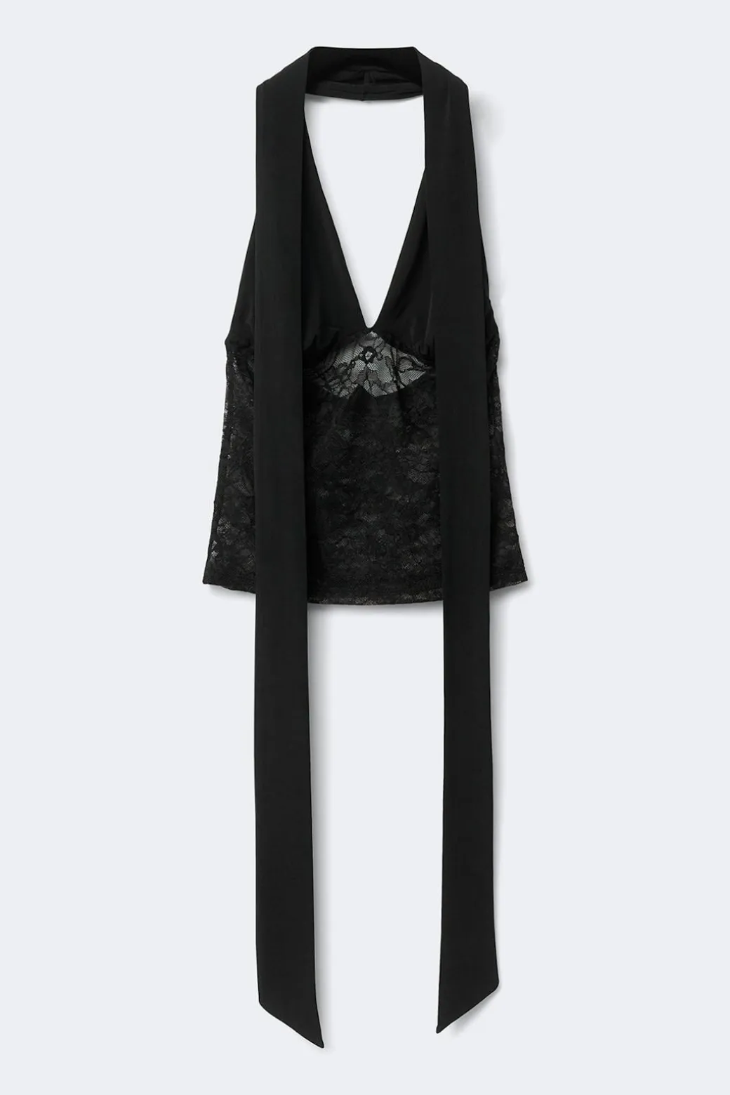 Scarf halterneck top