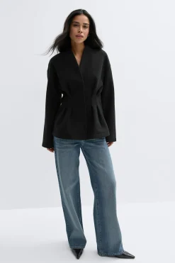 Sculpted felt jacket