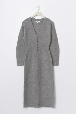 Shaped knitted dress