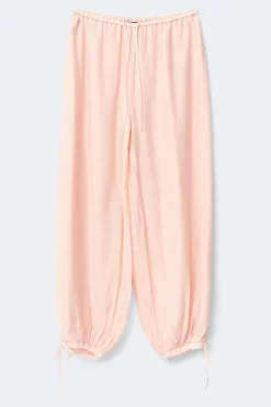 Sheer balloon trousers