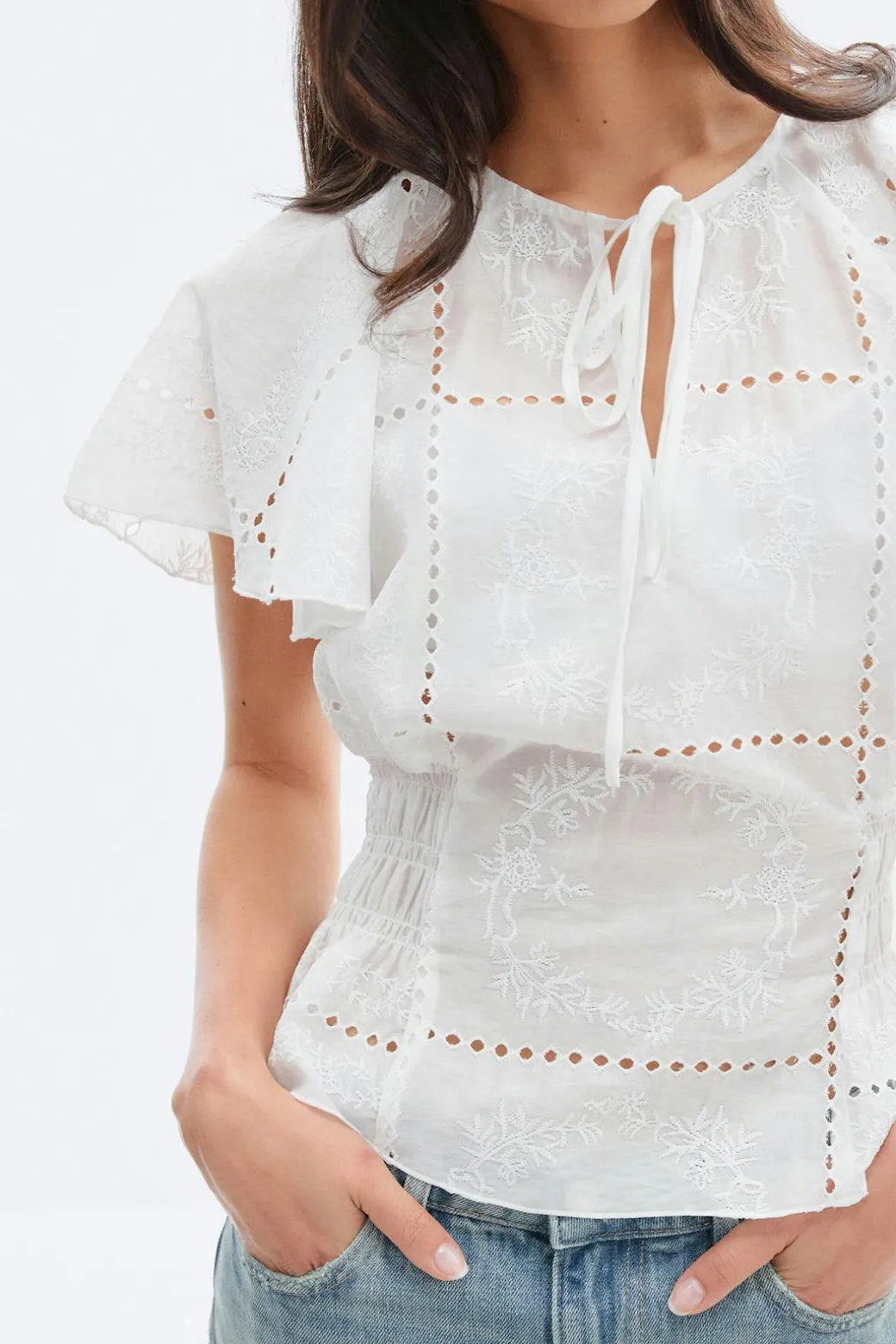 Sheer blouse