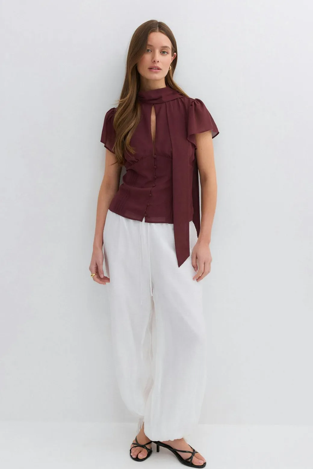 Sheer blouse