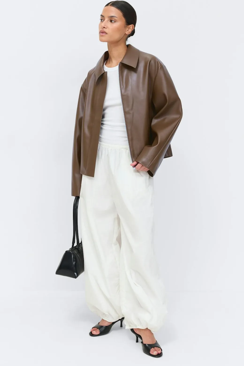 Short pu jacket