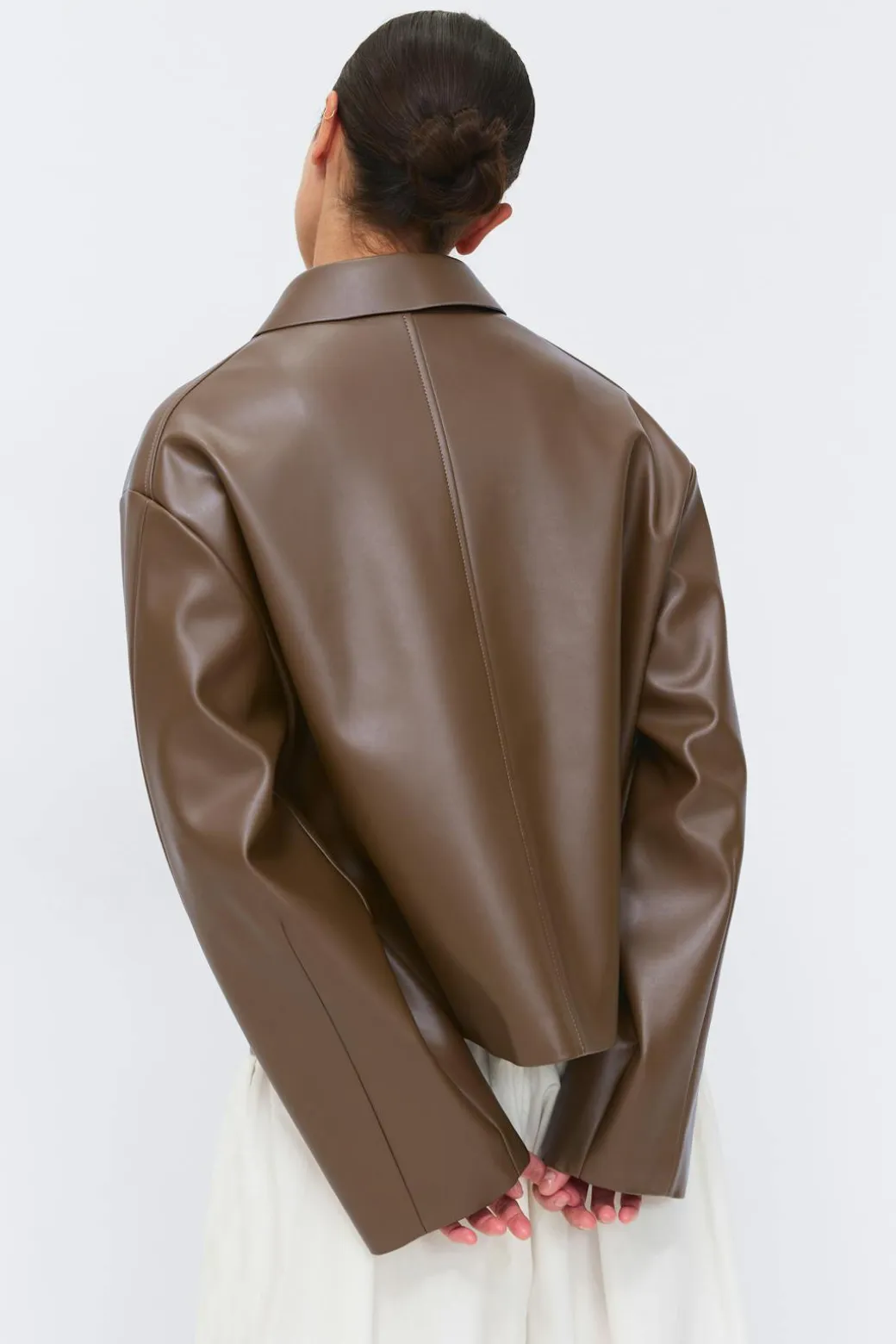 Short pu jacket