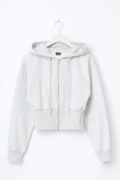 Slim fit zip hoodie