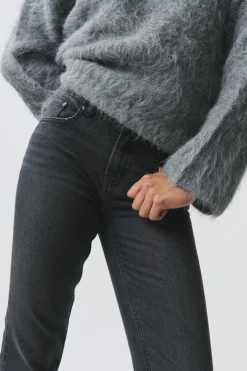 Slim straight jeans