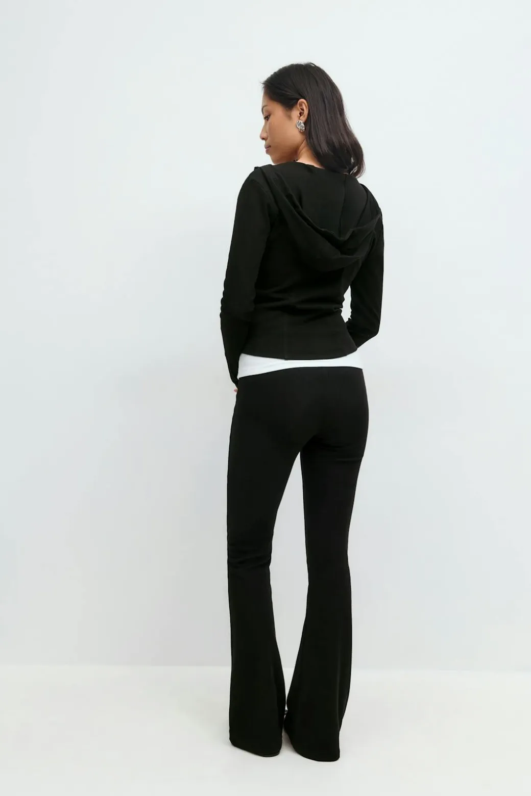 Soft flare trousers